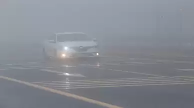 Bolu Dağı'nda yoğun sis nedeniyle görüş mesafesi düştü