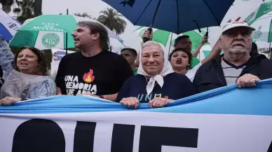 Arjantin'in başkenti Buenos Aires'te insan hakları protestosu