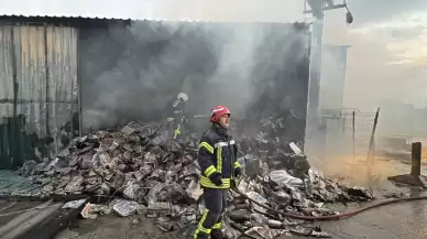 Kocaeli'de çıkan fabrika yangını söndürüldü