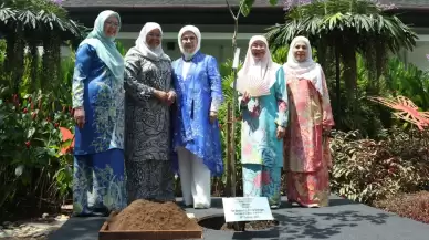 Emine Erdoğan, Kuala Lumpur Perdana Botanik Bahçesi'ni ziyaret etti