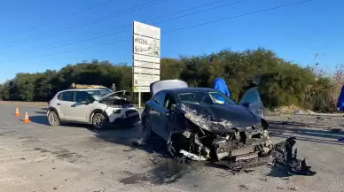 Antalya'da zincirleme kaza: 2 yaralı!