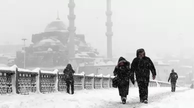 İstanbul’a kar alarmı! 30 cm kar, okullar tatil olabilir!