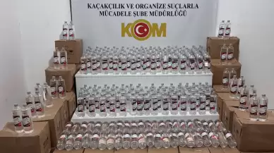 Samsun'da 1 ton etil alkol ele geçirildi