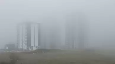 Samsun'un üzerini sis örttü!