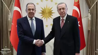 Cumhurbaşkanı Erdoğan, Rus Bakan Lavrov'u kabul etti