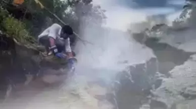 Ormanda kamp yaparken yanlarına gelen tilkiyi ekmekle beslediler