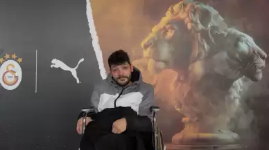 Serebral palsi hastası gencin Galatasaray hayali gerçeğe dönüştü