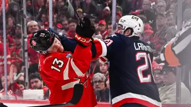 Buz hokeyi maçı, boks ringine döndü!