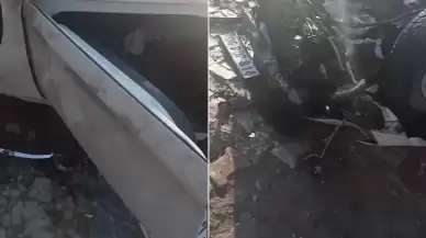 Kaza yapan sürücü arabası için ağladı: Ben ne yaptım ağabey?