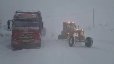 Kocayayla geçidinde kar kalınlığı 40 santimetreye ulaştı