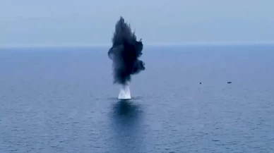Karadeniz'in Kefken açıklarında tespit edilen mayın etkisiz hale getirildi