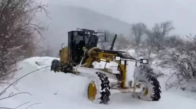 Amasya'da kar nedeniyle 47 köy yolu ulaşıma kapandı