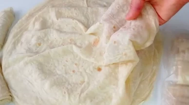 Yufka açmanın sırrı: 1 kaşık ile tül gibi yufkalar