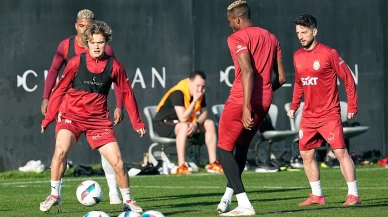 Galatasaray, Süper Lig'deki Alanyaspor maçına hazır: Son antrenman tamamlandı