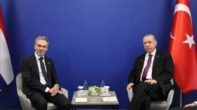 Cumhurbaşkanı Erdoğan, Hollanda Başbakanı ile görüştü