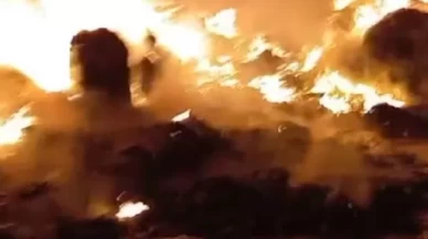 Niğde'de geri dönüşüm fabrikasında çıkan yangın söndürüldü