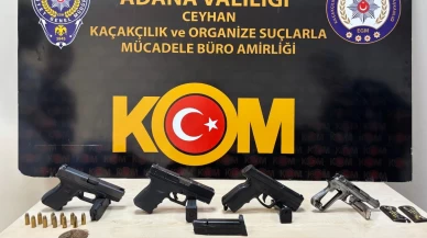 Silah kaçakçılarına operasyon: 3 şüpheli tutuklandı