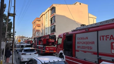 Samsun'da evde çakmakla oynayan çocuk yangına neden oldu