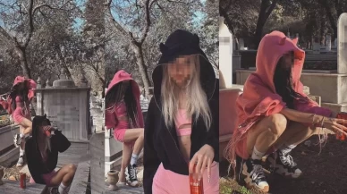 Mezarlıkta çekilen skandal görüntülerle ilgili emniyetten açıklama