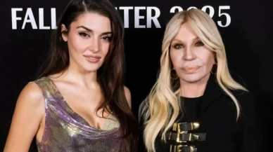 Hande Erçel, moda dünyasında yeni bir adım attı: Donatella Versace'yle sosyal medyadan takipleşti!
