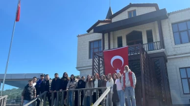 Üniversite öğrencileri tarihe yolculuk yaptı