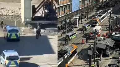 Almanya’nın Mannheim kentinde otomobil kalabalığın arasına daldı