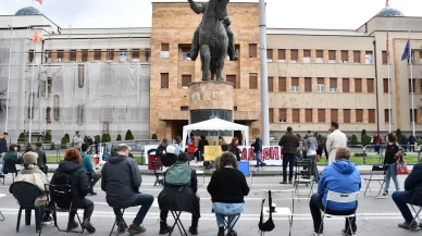 Kuzey Makedonya'daki gece kulübü yangını için protestolar devam ediyor