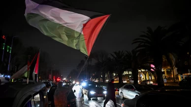 İstanbul'da "Gazze'ye destek" konvoyu düzenlendi