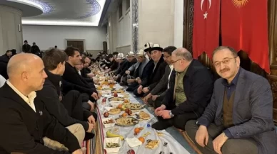Kırgızistan'da Türkiye'nin Bişkek Büyükelçiliği iftar programı düzenledi