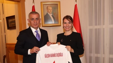 TFF Başkanı Hacıosmanoğlu'ndan Macaristan Büyükelçisi'ne ziyaret