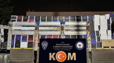 TEM'de durdurulan TIR'da 8 milyon boş makaron ele geçirildi