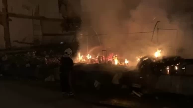 Kümes olarak kullanılan çadır alevlere teslim oldu