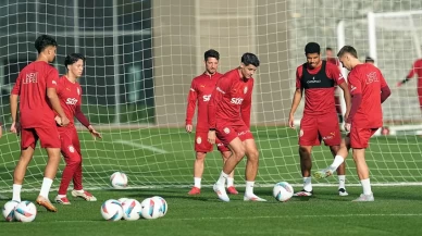 Galatasaray'da derbi öncesi taktik çalışmaları