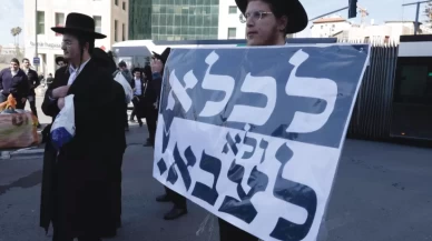 İsrail'de Ultra-Ortodoks Yahudiler polisle çatıştı