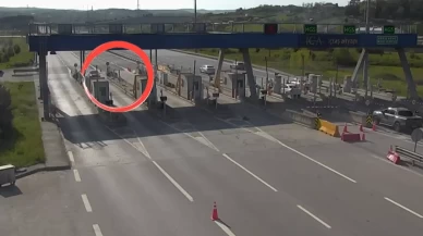 110 km/h hızla gişeden geçen sürücü yakalandı