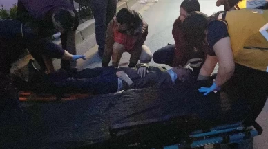 Vicdansız sürücü çarpıp kaçtı: Yaralı yaya hastaneye kaldırıldı