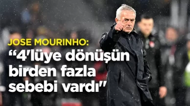 Fenerbahçe Teknik Direktörü Jose Mourinho, 4'lü savunmaya dönüşün sebeplerini anlattı