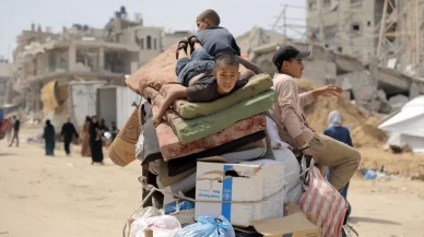 Katil İsrail ordusu Filistinlileri güneye göçe zorluyor