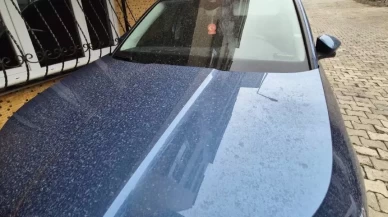 Gökten çamur yağdı! Tekirdağ’da toz taşınımı etkili oldu