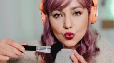 Hem rahatlatıyor hem öğretiyor! ASMR makyaj trendi gün geçtikçe büyüyor