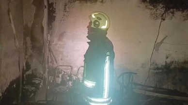 Hatay'da 4 katlı binada yangın