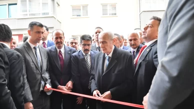 Devlet Bahçeli, Alparslan Türkeş Siyaset Akademisi Vakfı'nın yeni binasının açılışında