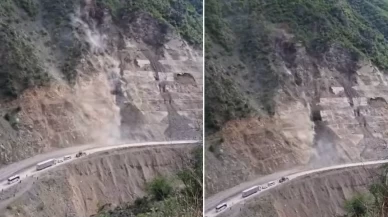 Artvin-Şavşat Karayolu'nda bir günde 3. heyelan: Yol ulaşıma kapandı