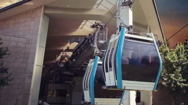 İstanbul'da teleferik seferlerine kuvvetli rüzgar engeli