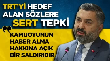 RTÜK Başkanı Şahin'den TRT'yi hedef alan açıklamalara tepki