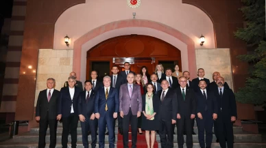 TBMM Başkanı Kurtulmuş, Türkiye'nin Bişkek Büyükelçiliğini ziyaret etti