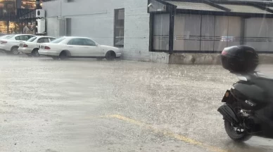 Kastamonu’da sağanak ve dolu yağışı etkili oldu