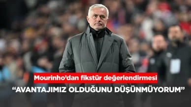 Fenerbahçe Teknik Direktörü Jose Mourinho, kalan maçları değerlendirdi: "Fikstür avantajımız olduğunu düşünmüyorum"