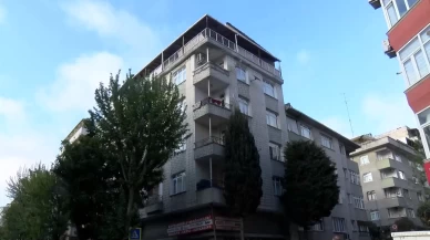 Kolonları patlayan bina tahliye edildi