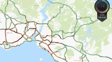 İstanbul'da depremlerin ardından trafik yoğunluğu yaşanıyor